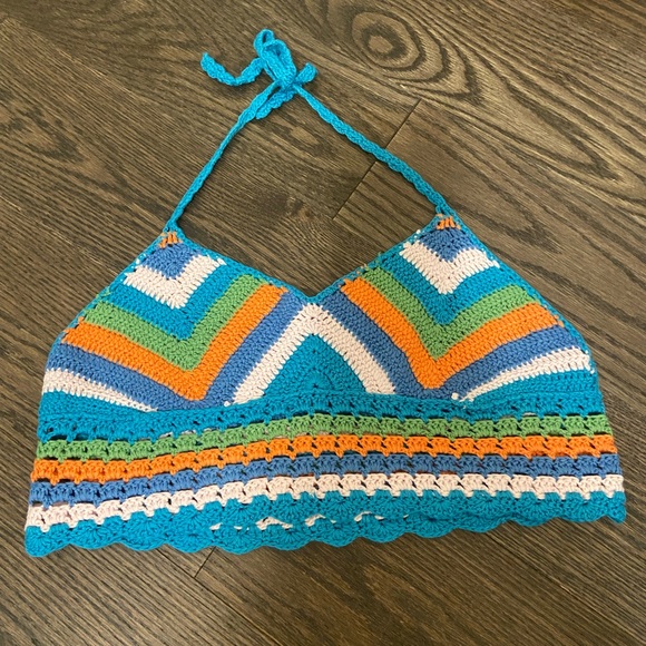 Nasty Gal Crochet Halter Top - Picture 3 of 7